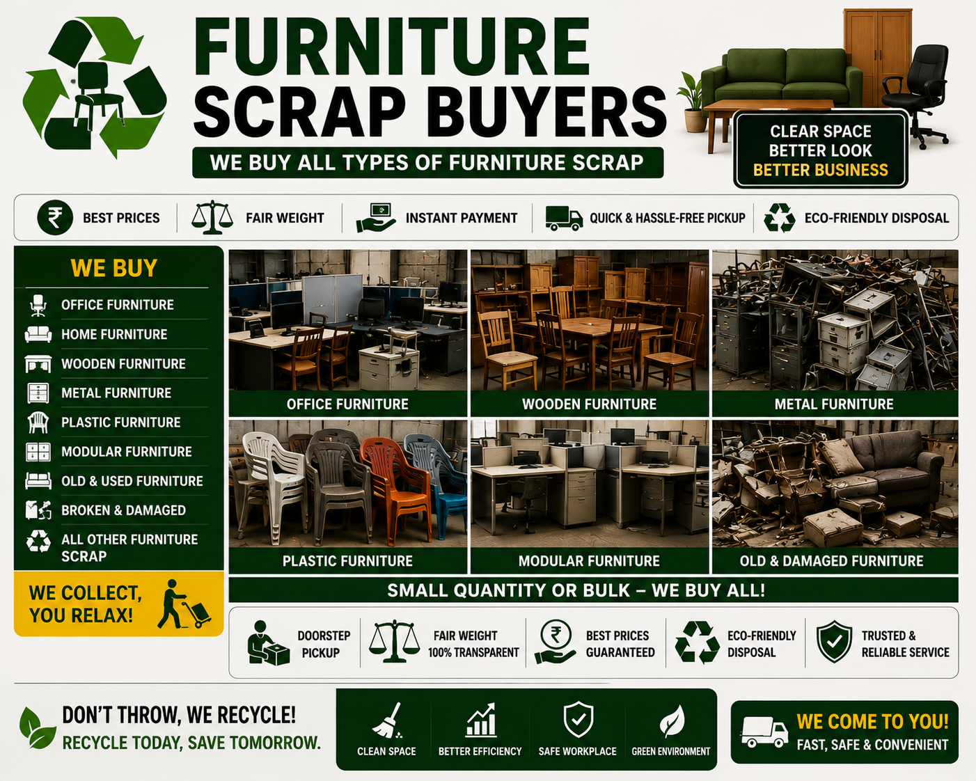 Furniture Scrap Buyers